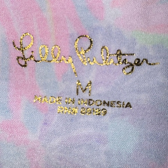 Lilly Pulitzer UPF 50+ Sophiletta Dress  Fished My Wish Multi Size Medium NWOT - Picture 6 of 10